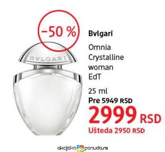 bvlgari omnia crystalline 25 ml cijena
