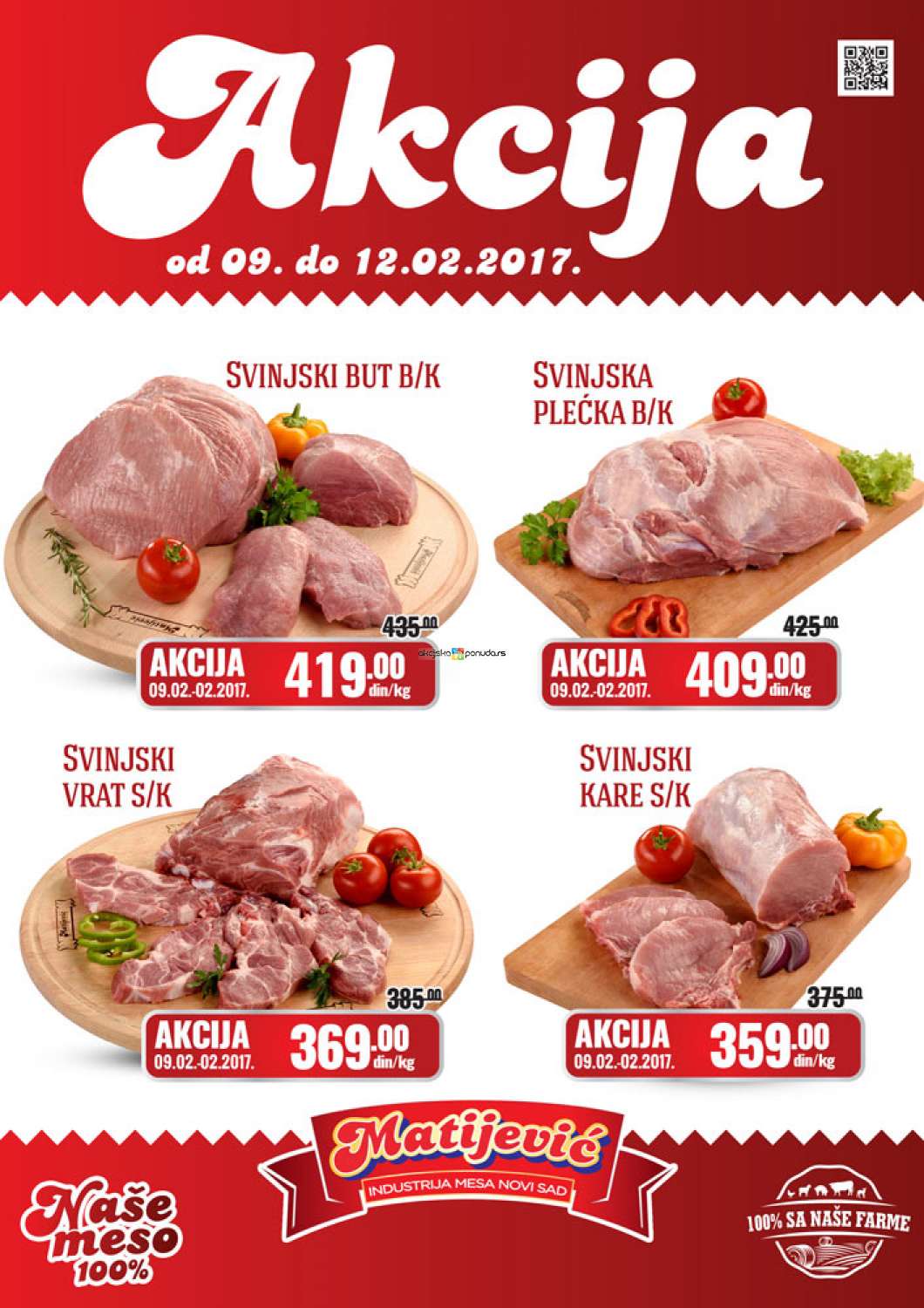 Matijević akcija svinjskog mesa, 9-12. februar 2017 51901