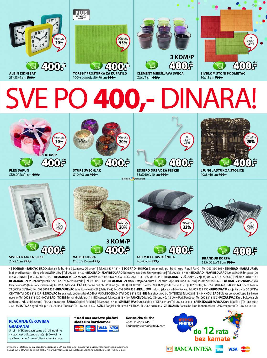 JYSK akcija, katalog 31. august do 13. septembar 2017 s61258