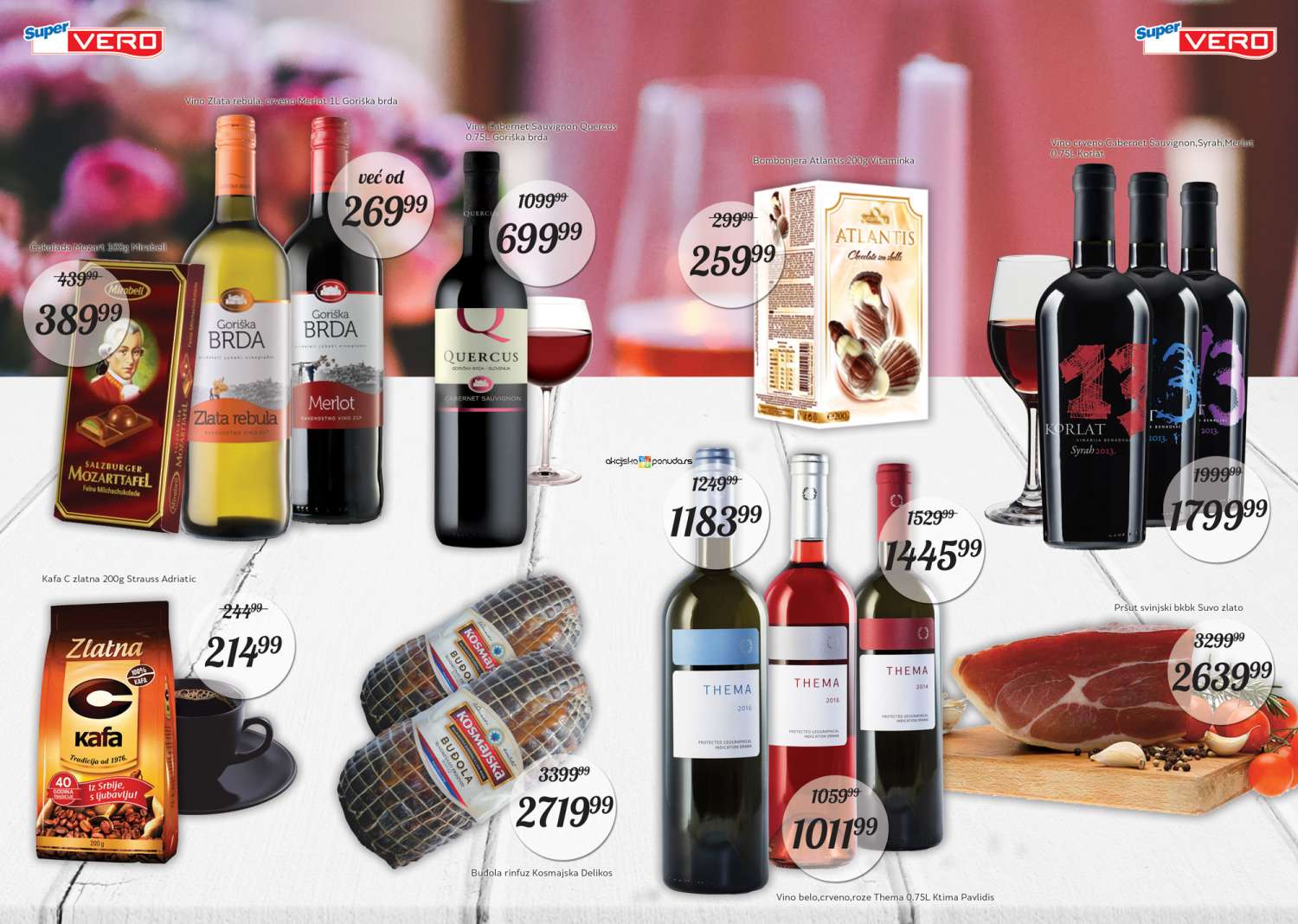 Slavska akcija Super Vero, 27. oktobar do 30. novembar 2017 64243 Slavska akcija Super Vero, 27. oktobar do 30. novembar 2017 64243