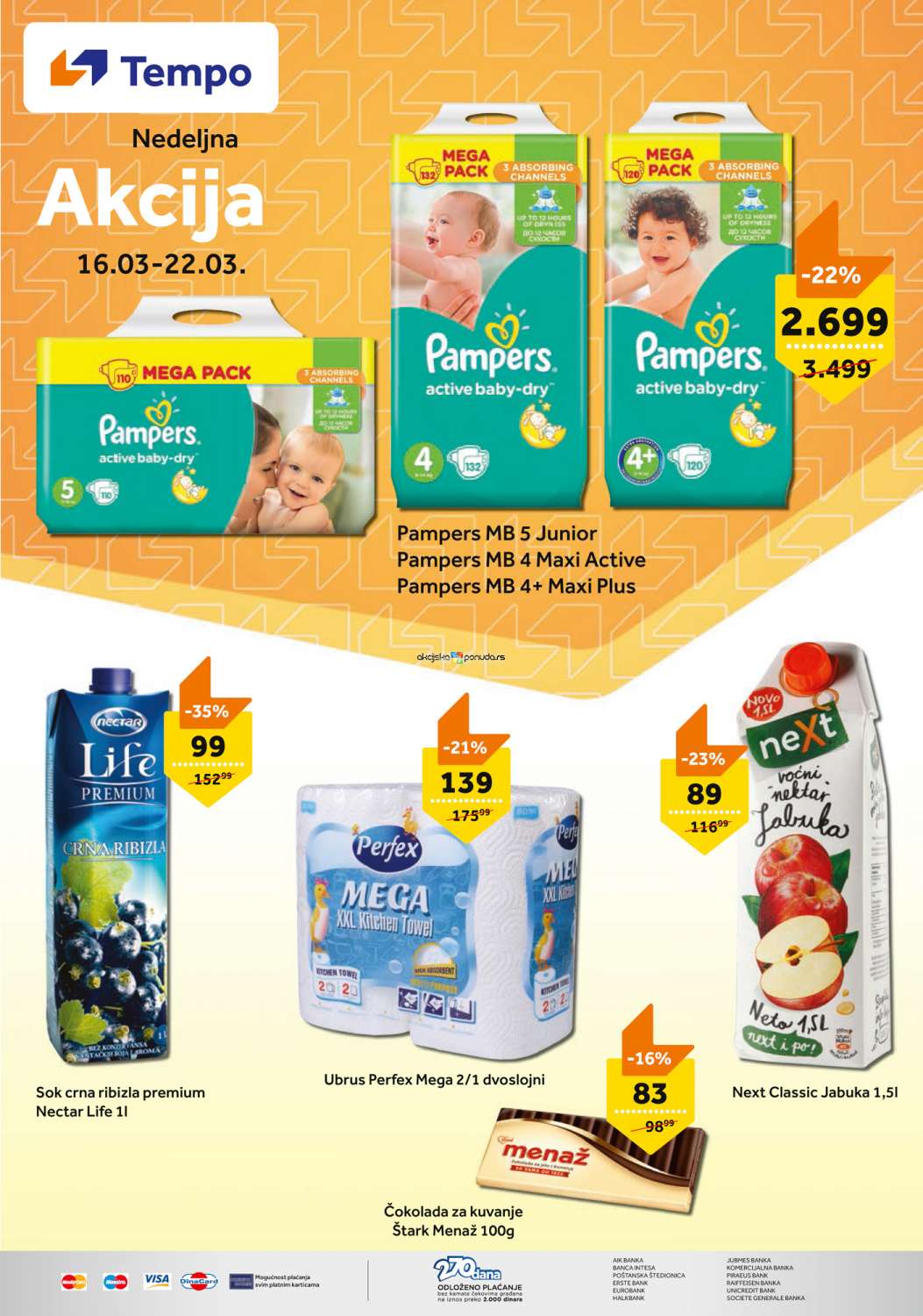 TEMPO nedeljna akcija, 16-22. mart 2018 71291 TEMPO nedeljna akcija, 16-22. mart 2018 71291