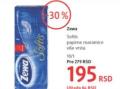DM market Zewa Softis papirne maramice pak 10/1
