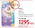 DM market Violeta Double care pelene