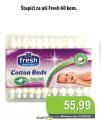 Univerexport Fresh štapići za uši Cotton Buds 60 kom