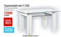 Forma Ideale Trpezarijski sto T-728 MDF beli sjaj-staklo