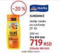 DM market Sundance dečije mleko za sunčanje ZF50 200 ml