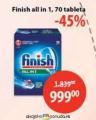 MAXI Finish All in 1 tablete za mašinsko pranje posuđa 70 kom