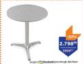 TEMPO Baštenski aluminijumski sto 60x70 cm