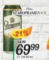Inter Aman Staropramen pivo svetlo u limenci 0,5 l
