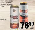 Roda Pivo Budweiser svetlo u limenci 0,5 l