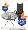 TEMPO Baštenski sto metalni Home