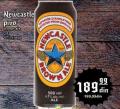 Idea, Roda i Mercator Newcastle pivo brown ale 0,5l
