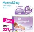 Lilly Drogerie Tuferi za dojilje Mamma&Baby 30 kom