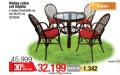 Home Center Baštenski set Dining Ratan Sophia