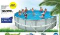 Roda Bazen okrugli sa metalnom konstrukcijom i pumpom Intex 427x107cm