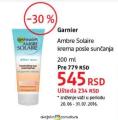 DM market Garnier Ambre Solaire krema za negu kože posle sunčanja