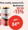 MAXI Budweiser Dark pivo tamno