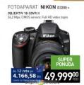 Roda Nikon fotoaparat D3200 objektiv 18-55VR II