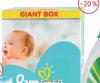 DM market Pampers Active baby dry pelene