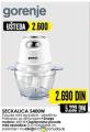 Tehnomanija Gorenje seckalica S400W