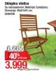 Home Center HomeCenter Baštenska stolica drveni sklopivi