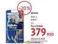 DM market Gillette Blue 3 brijači 3/1