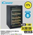 Tehnomanija Vinska vitrina frižider Candy CCV200GL