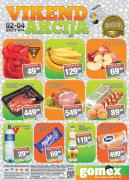 Katalog Gomex vikend akcija 02-04. septembar 2016