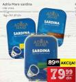 IDEA Sardina u konzervi Adria Mare 105g