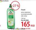 DM market Tečnost za pranje sudova Frosch