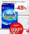 Super Vero Finish All in 1 tablete za mašinsko pranje posuđa, 84/1