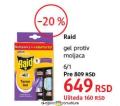 DM market Gel protiv moljaca Raid