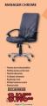 Office 1 Superstore Kancelarijska stolica Manager Chrome