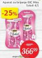 Super Vero Ženski brijači Bic Miss Soleil, 4/1