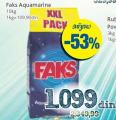 IDEA Prašak za veš Faks Aquamarine, 10kg