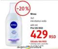 DM market Miceralna voda nivea 3u1, 400ml