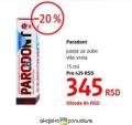 DM market Pasta za zube Paradont, 75ml