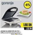 Tehnomanija Aparat za sendviče Gorenje SM701 I