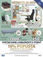 Akcija Katalog JYSK 10-23. novembar 2016 47293