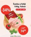MAXI Šunka u foliji Yuhor, 100g