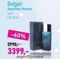 Lilly Drogerie Bvlgar, Aqua Pour Homme man, EdT 30ml