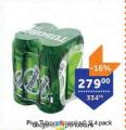 TEMPO Tuborg svetlo pivo, pakovanje 4x 0.5l