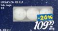 Roda Novogodišnje bele kuglice za jelku, 3/1