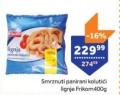 TEMPO Smrznuti panirani kolutići lignje Frikom, 400g