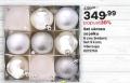 Home Center Srebrni set novogodišnjih ukrasa za jelku, 6cm, 9/1
