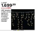 Home Center Novogodišnje LED lampice u obliku zavese, 585x52cm, 180 LED dioda