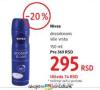 DM market Nivea Dezedorans
