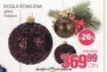 Mercator Novogodišnja staklena kugla, 10cm