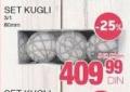 Mercator Set novogodišnjih ukrasa, 3 kugle