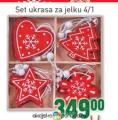 Super Vero Set novogodišnjih ukrasa za jelku, 4/1